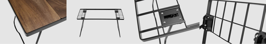 Walnut Folding Table - Multi-functional Outdoor Camping Furniture