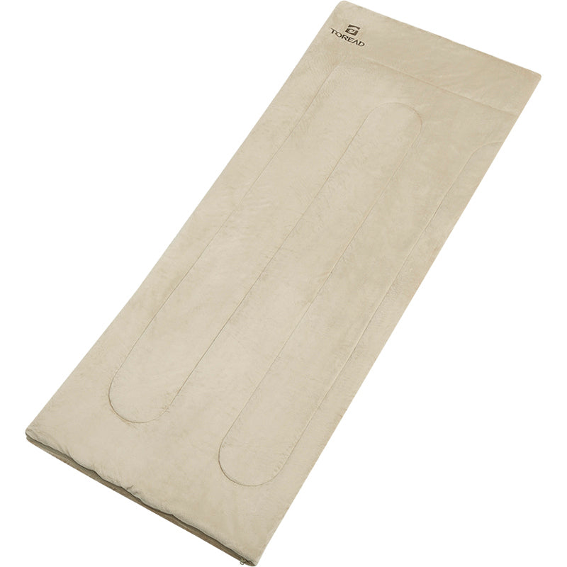 Coral Fleece Cotton Sleeping Bag - All-Season Comfort