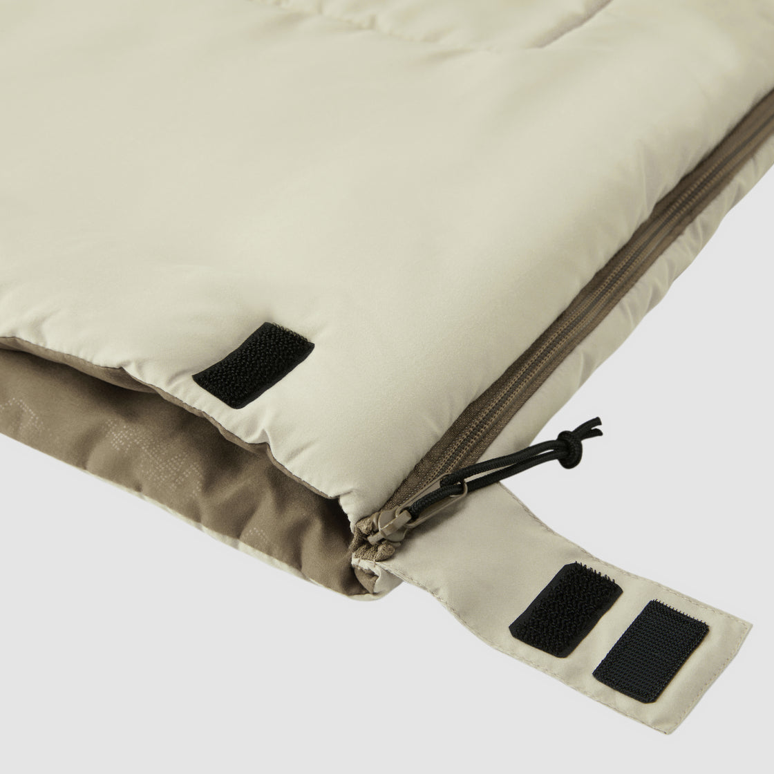 HIKING Cotton Sleeping Bag with Spring Yarn brushed and Polyester Fiber Fill