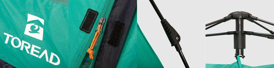 3-Person Hiking Tent with 190T Polyester and Quick-Pitch