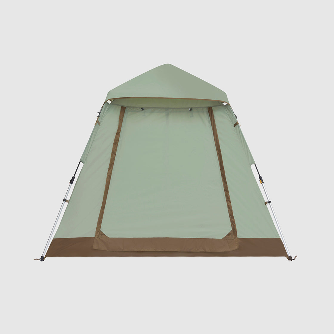 3-Person Hiking Tent with Durable 210T Fabric and Removable Rainfly