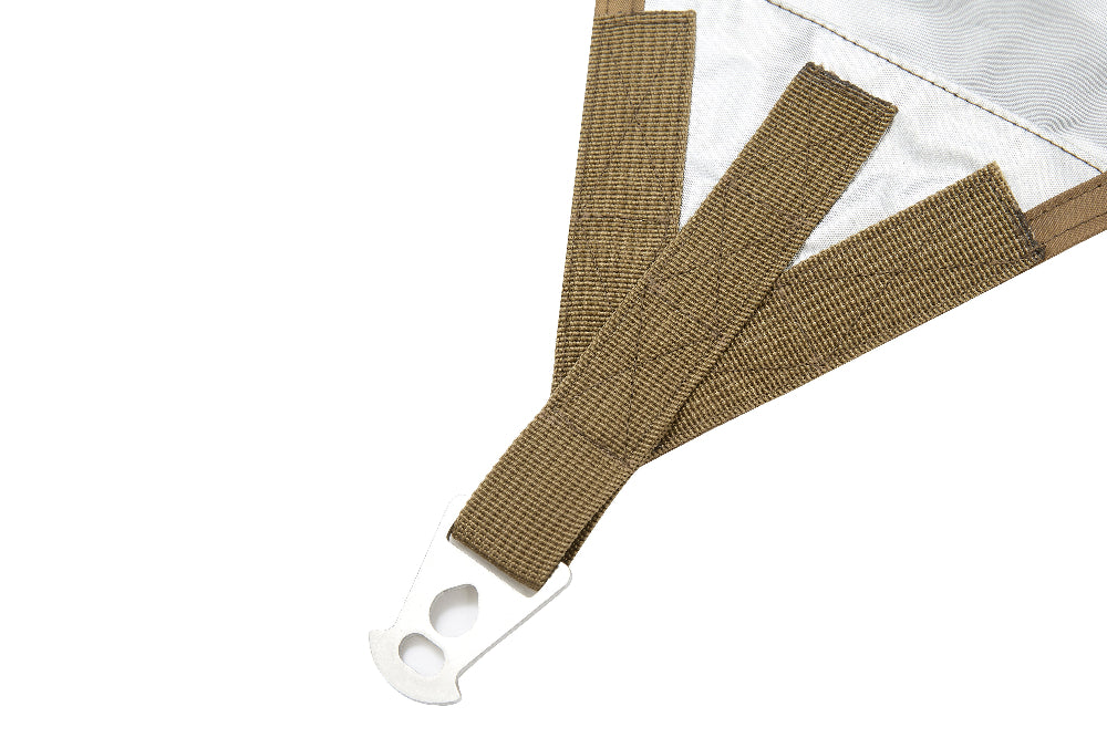 Hexagonal Silver-Coated Sunshade Awning | Universal Camping Tent