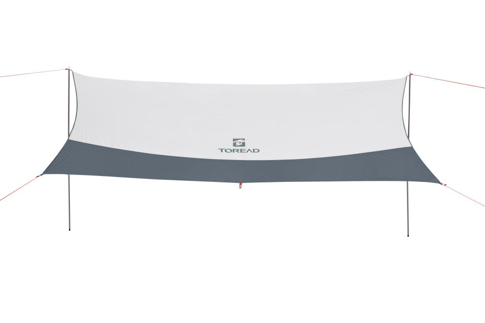Hexagonal Silver-Coated Sunshade Awning | Universal Camping Tent
