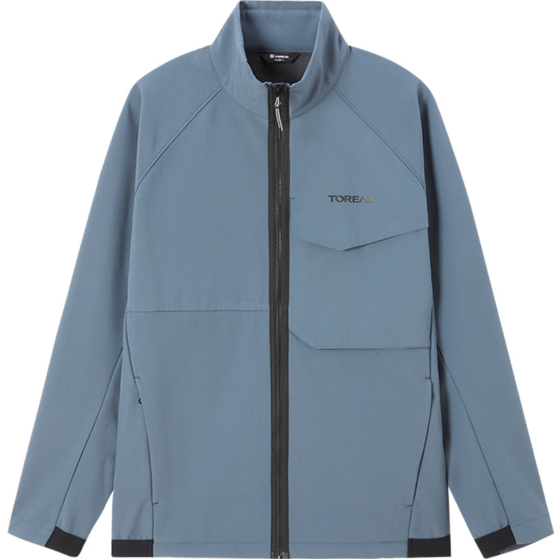 Colorblock Outdoor Jacket Men's Active Outdoor Jacket with Raglan Sleeves and Colorblock Design ...