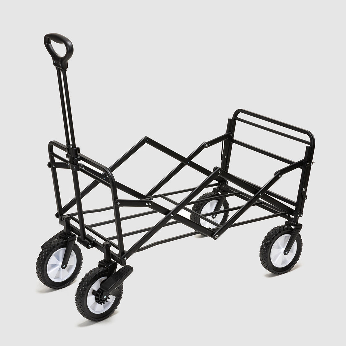 Extra-Strength Folding Camp Cart with Extended Loading Space