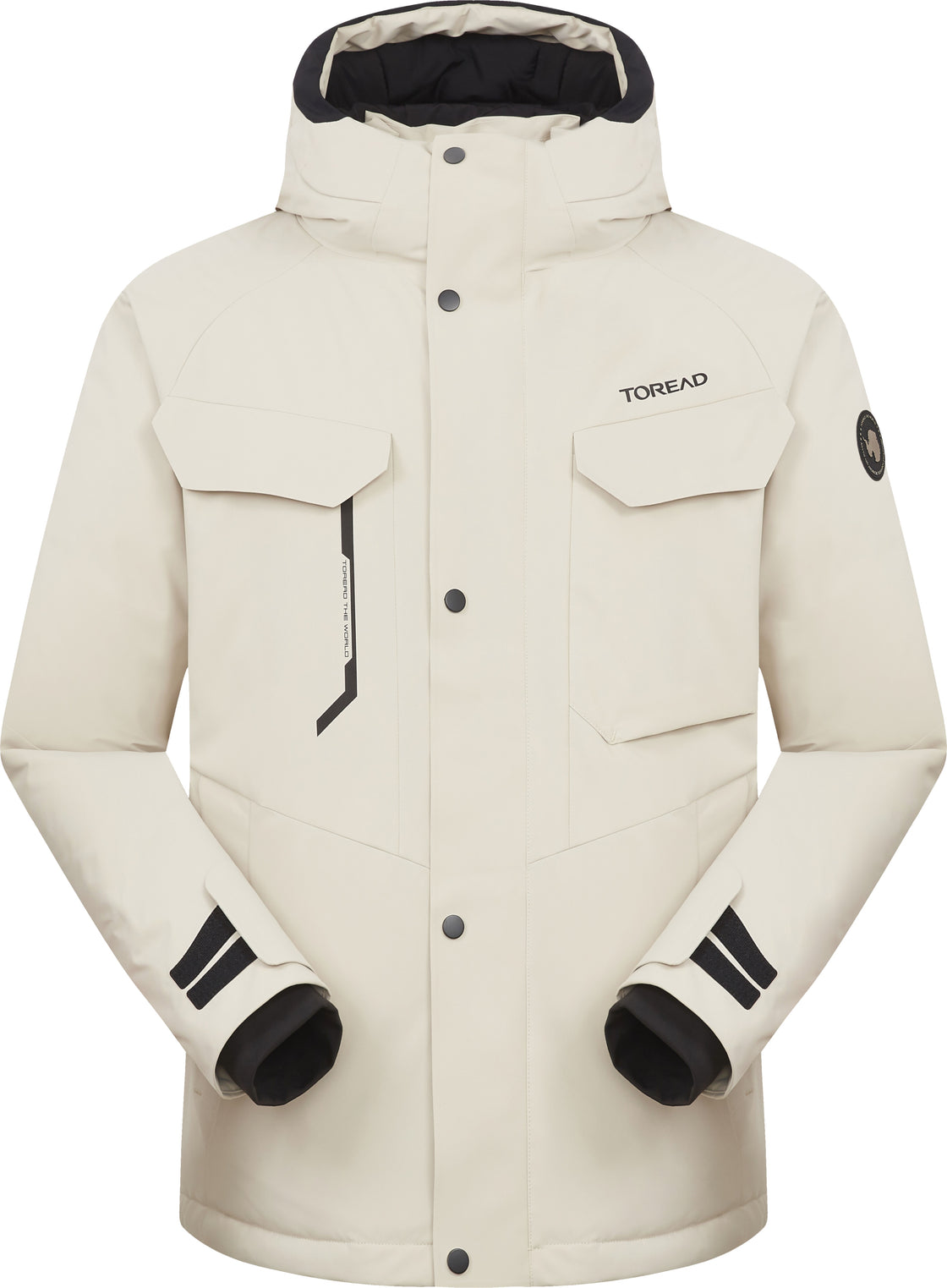 Men's Lightweight Goose Down Jacket with Anti-Static and Heat Reflection Technology