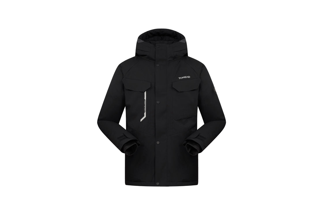 Men's Lightweight Goose Down Jacket with Anti-Static and Heat Reflection Technology