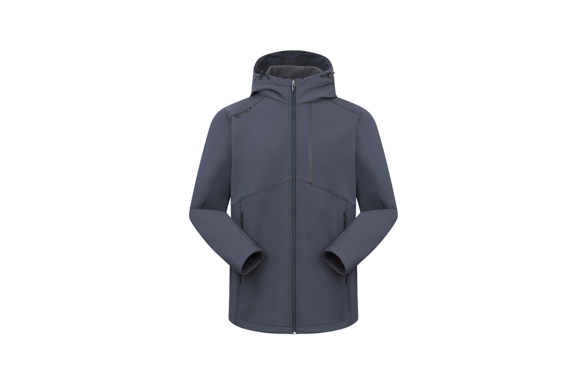 Men's Softshell Jacket with Adjustable Fit and Durable Stretch Fabric