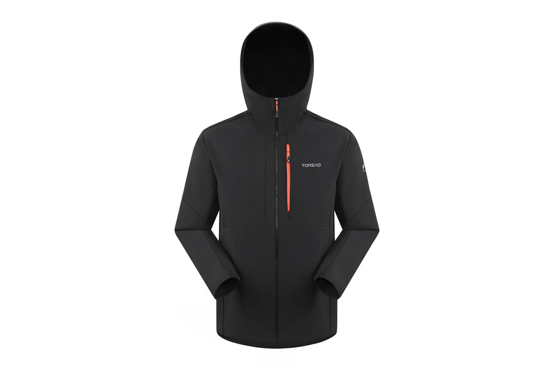 Men's Softshell Jacket Layer, Weatherproof & Durable