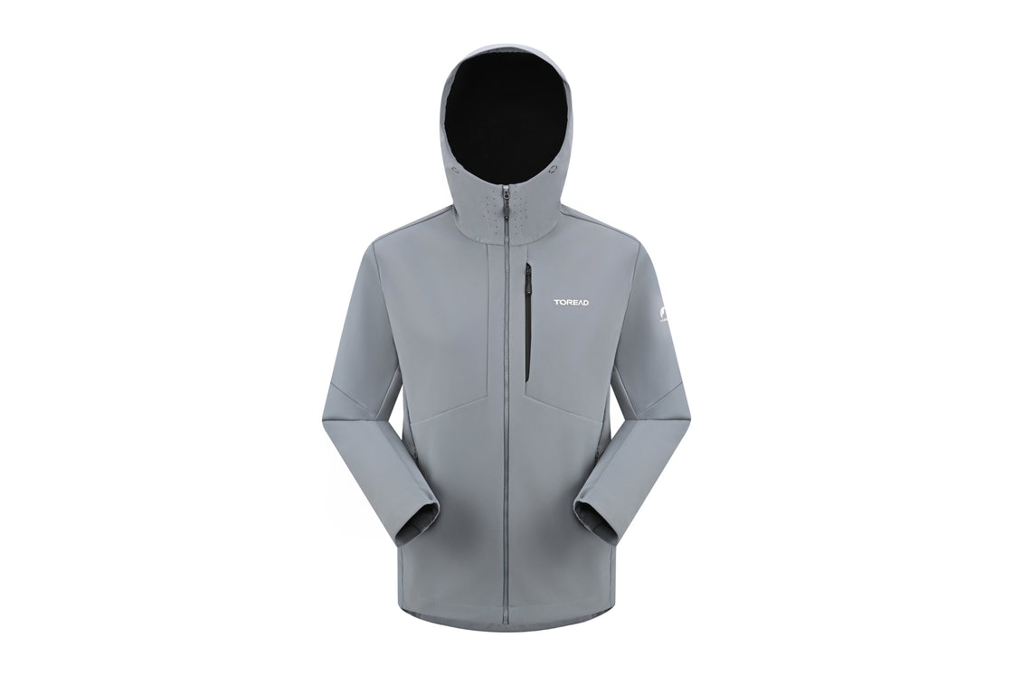 Men's Softshell Jacket Layer, Weatherproof & Durable