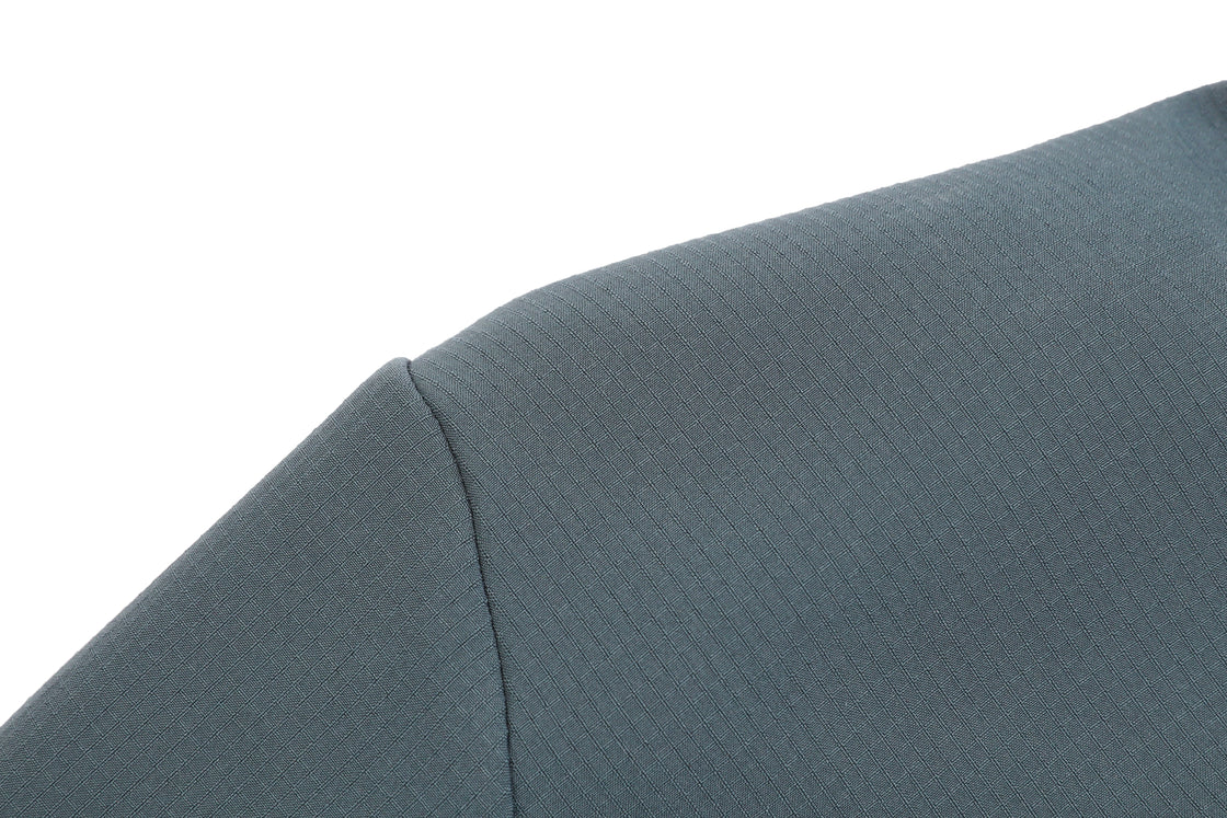 Men's Softshell Jacket Grid Texture, Weatherproof & Breathable