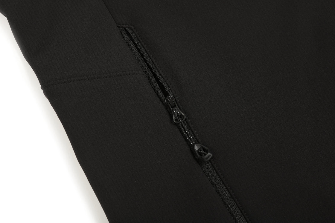 Men's Softshell Jacket Grid Texture, Weatherproof & Breathable