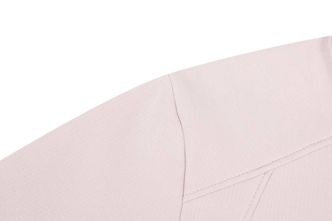 Women's Softshell Jacket Grid Texture, Reflective & Weatherproof