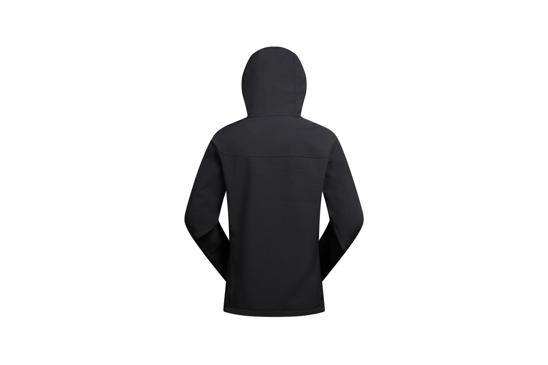 Women's Softshell Jacket Grid Texture, Reflective & Weatherproof