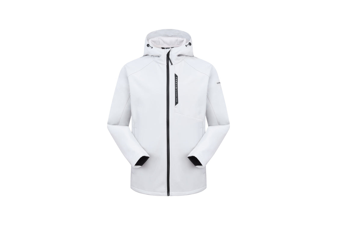Men's Softshell Jacket - Windproof, Water-Resistant & Stretchable