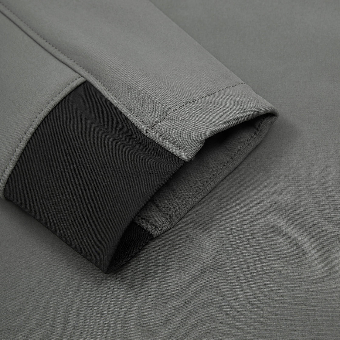 Men's Soft Shell Jacket with Windproof and Waterproof Protection