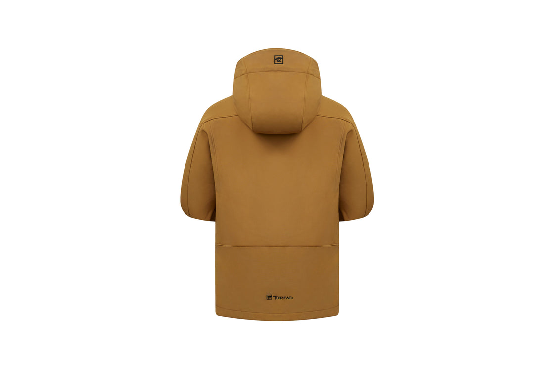 Men's technical soft shell jacket, waterproof, elastic and warm