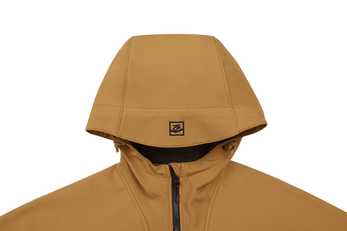 Men's technical soft shell jacket, waterproof, elastic and warm
