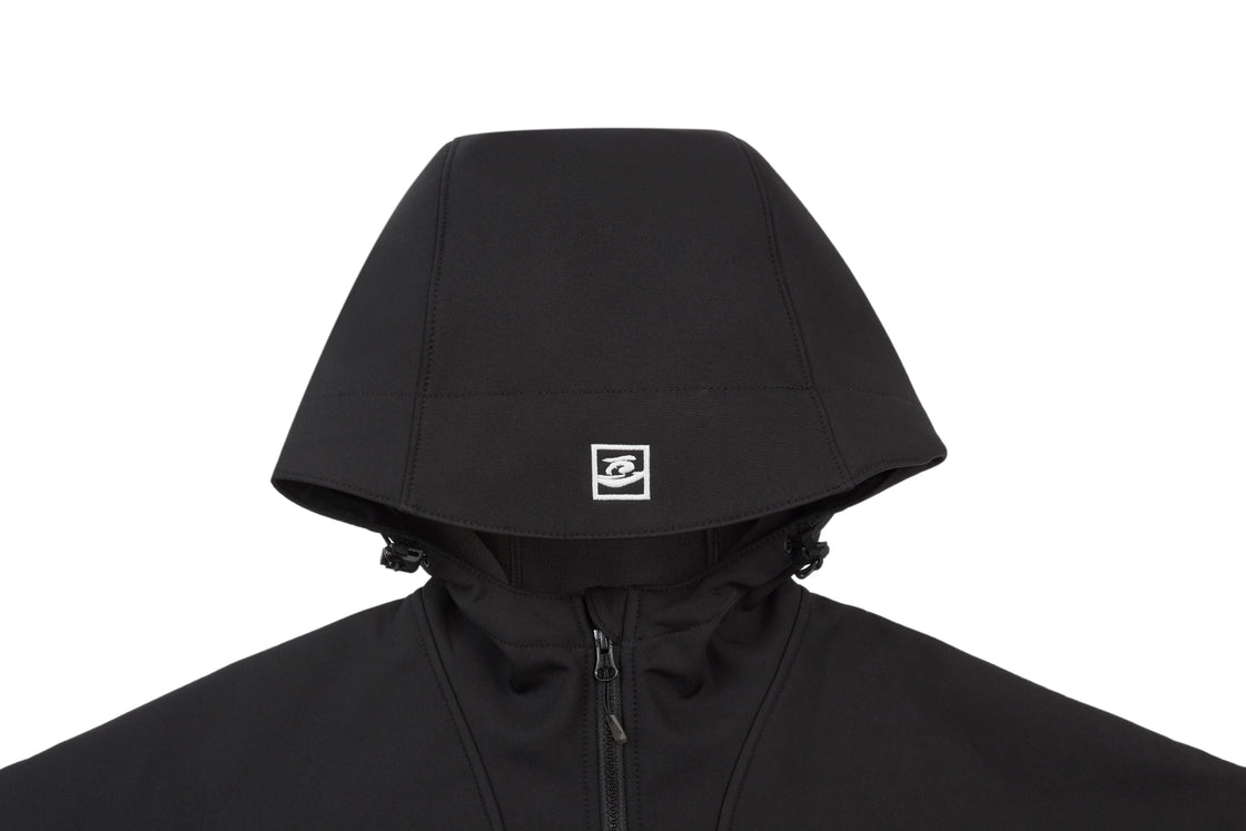 Men's technical soft shell jacket, waterproof, elastic and warm