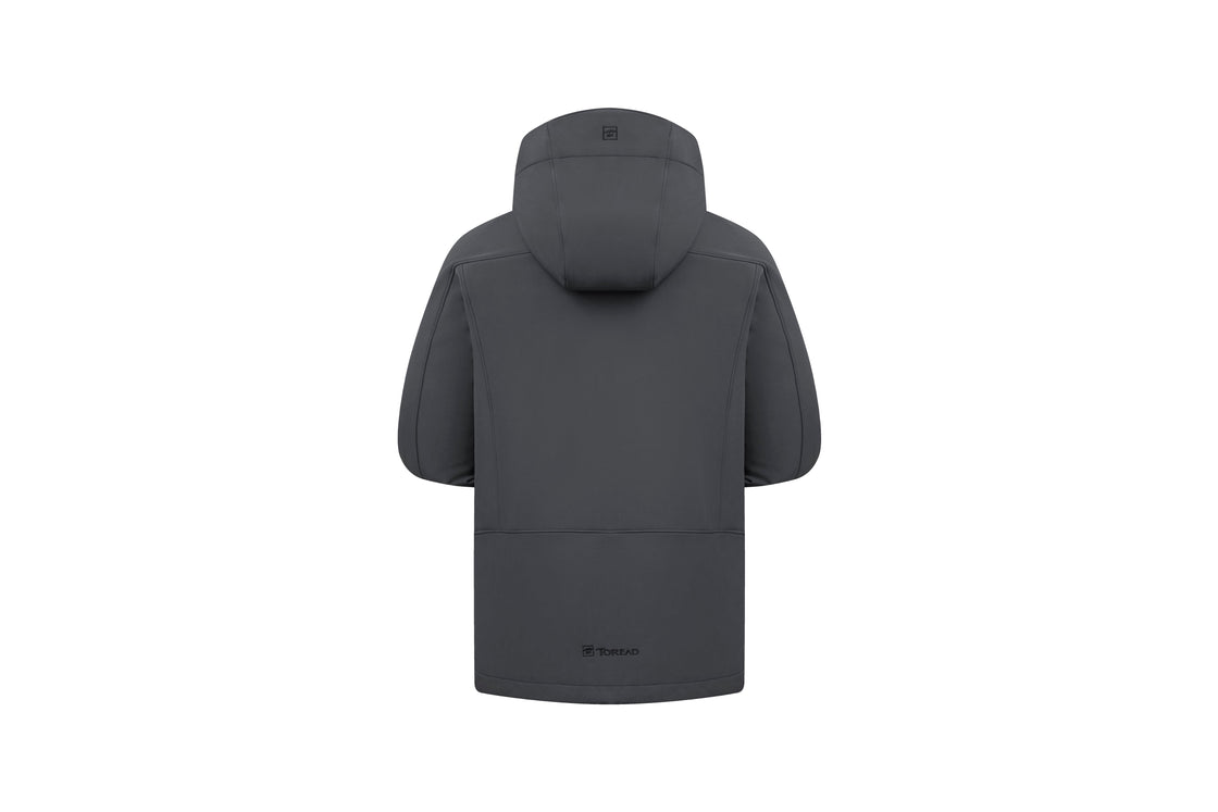 Men's technical soft shell jacket, waterproof, elastic and warm