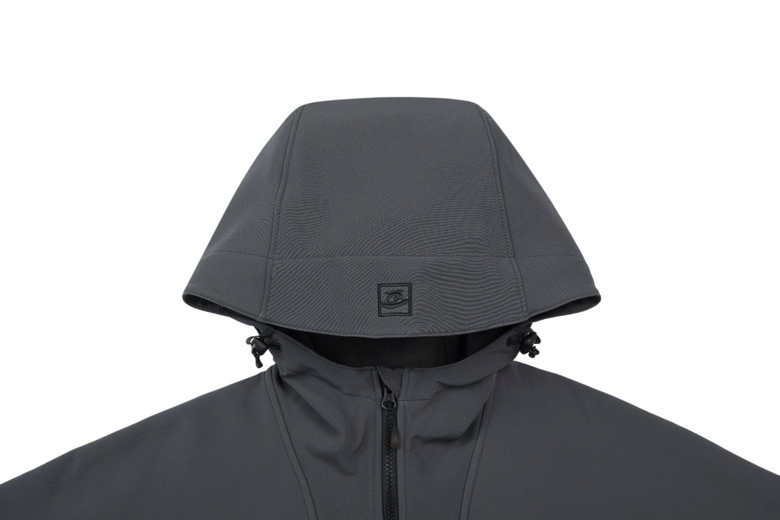 Men's technical soft shell jacket, waterproof, elastic and warm