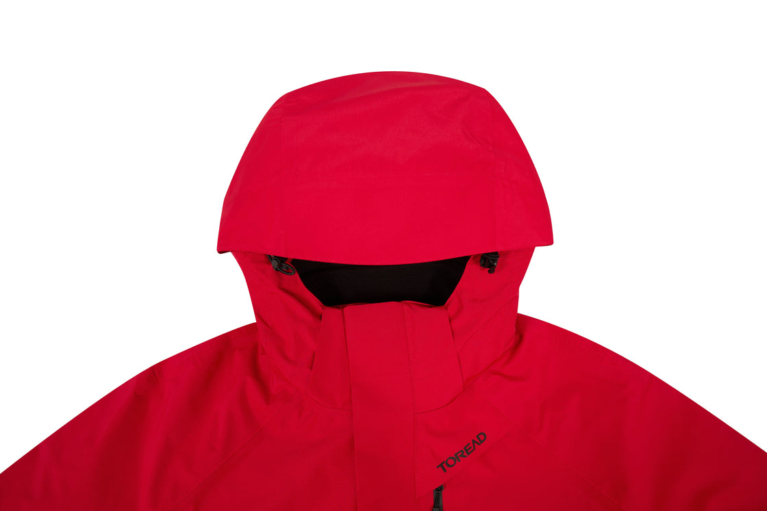 Men's Fleece-Lined Outdoor Jacket Weatherproof, Windproof, Adjustable