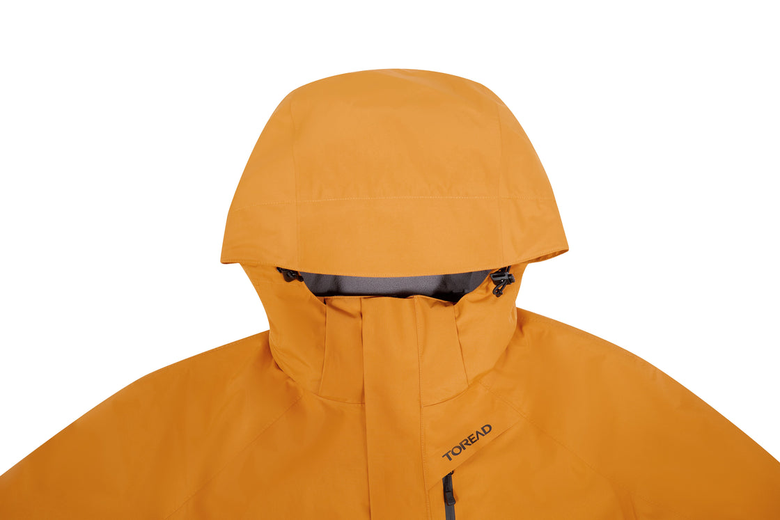 Men's Fleece-Lined Outdoor Jacket Weatherproof, Windproof, Adjustable