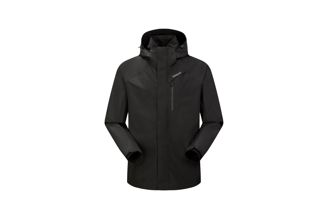 Men's Fleece-Lined Outdoor Jacket Weatherproof, Windproof, Adjustable