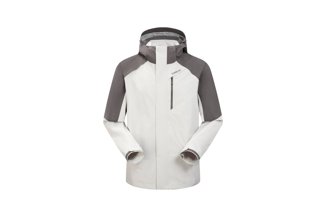 Men's Fleece-Lined Outdoor Jacket Weatherproof, Windproof, Adjustable