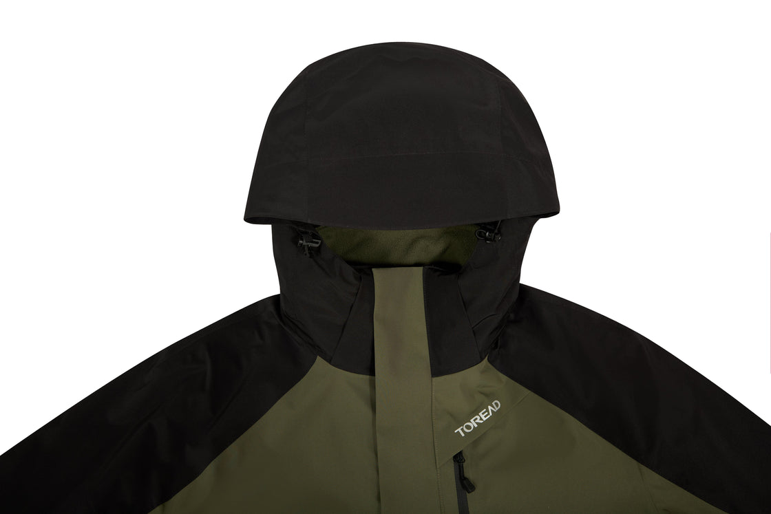 Men's Fleece-Lined Outdoor Jacket Weatherproof, Windproof, Adjustable