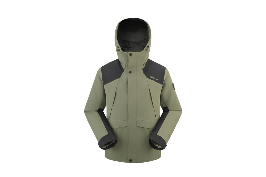 Men's Down Jacket Fleece-Lined, Waterproof, Adventure-Ready