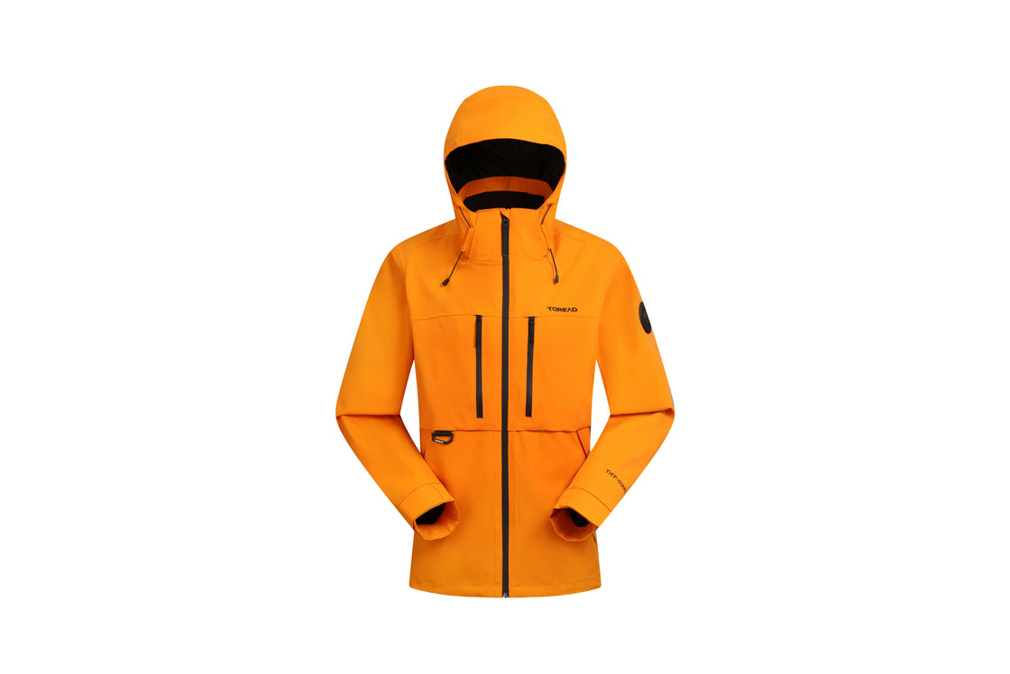 Women's Softshell Jacket Colorblock, Waterproof & Insulated