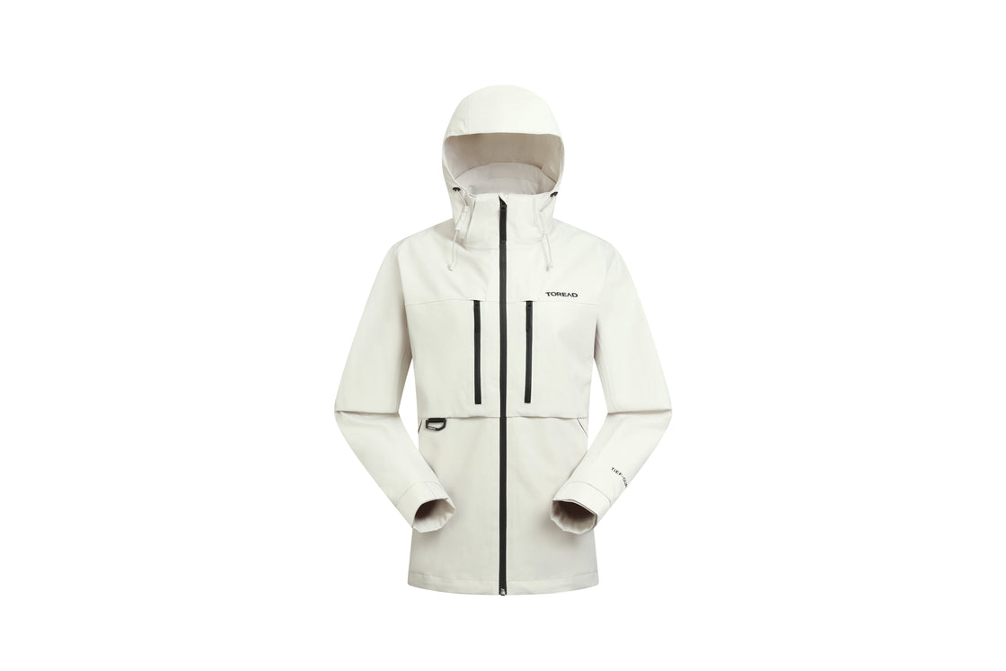 Women's Softshell Jacket Colorblock, Waterproof & Insulated