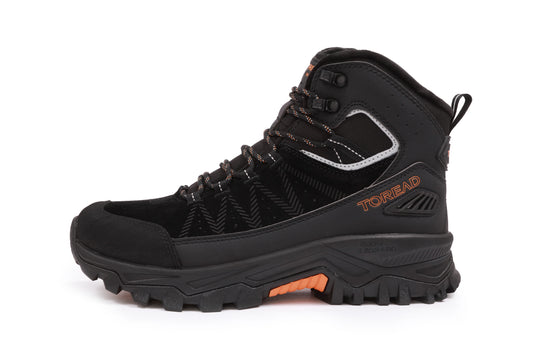 Men's Fleece-Lined Hiking Shoes - Durable & Stylish Outdoor Footwear