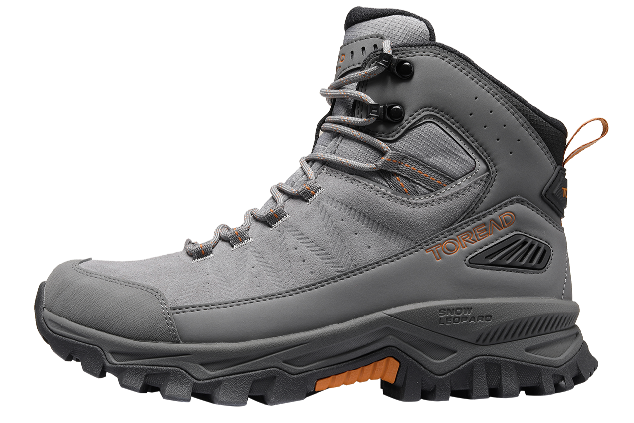 Men's Fleece-Lined Hiking Shoes - Durable & Stylish Outdoor Footwear